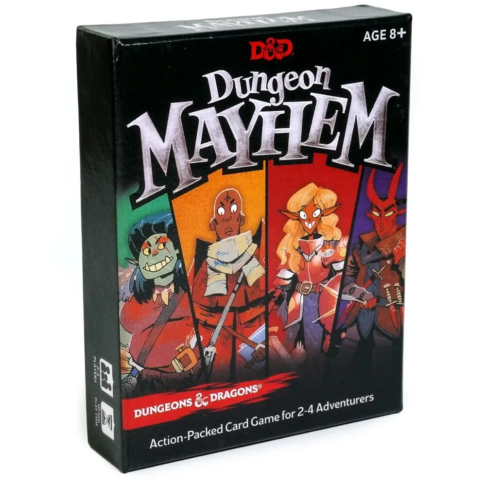 Dungeon Mayhem Dungeons Dragons Card Game 2-4 Players 120 Cards Board Game Party Game for Friends and Family