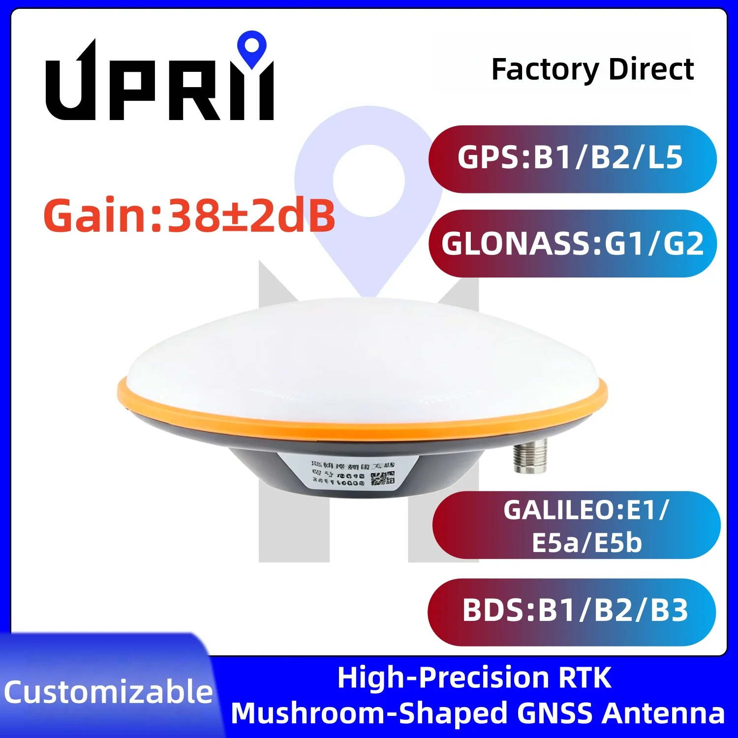 Four Satellite Full Frequency GNSS Receiver Antenna Centimeter Level High-precision Positioning for Aviation/survey/agricultural