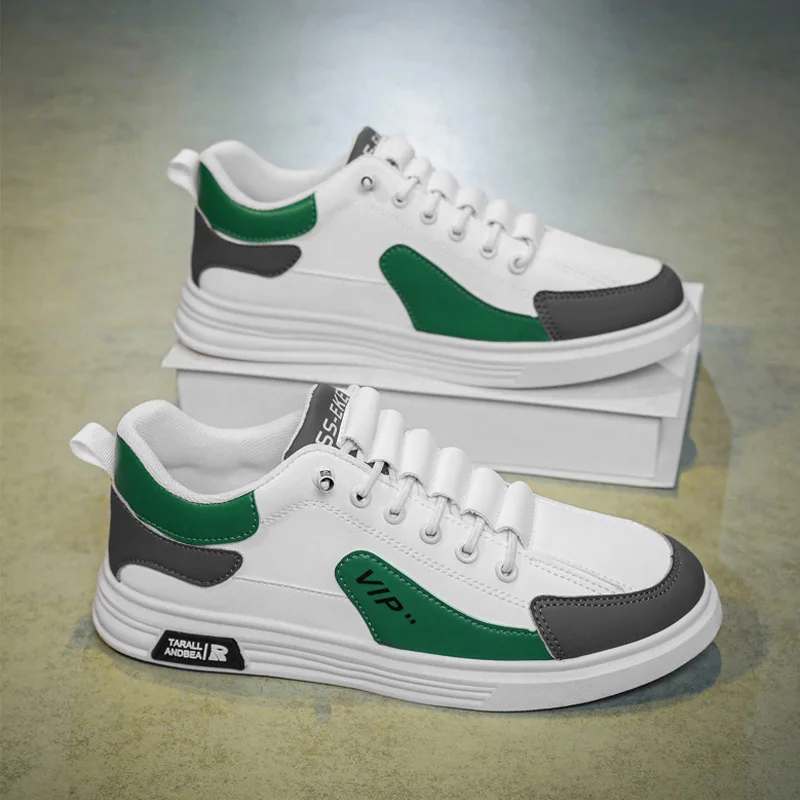 2025 Viral Men's Fashion Sneakers - Chunky Sole Hong Kong Style Height Boost Breathable Comfortable Daily Commute