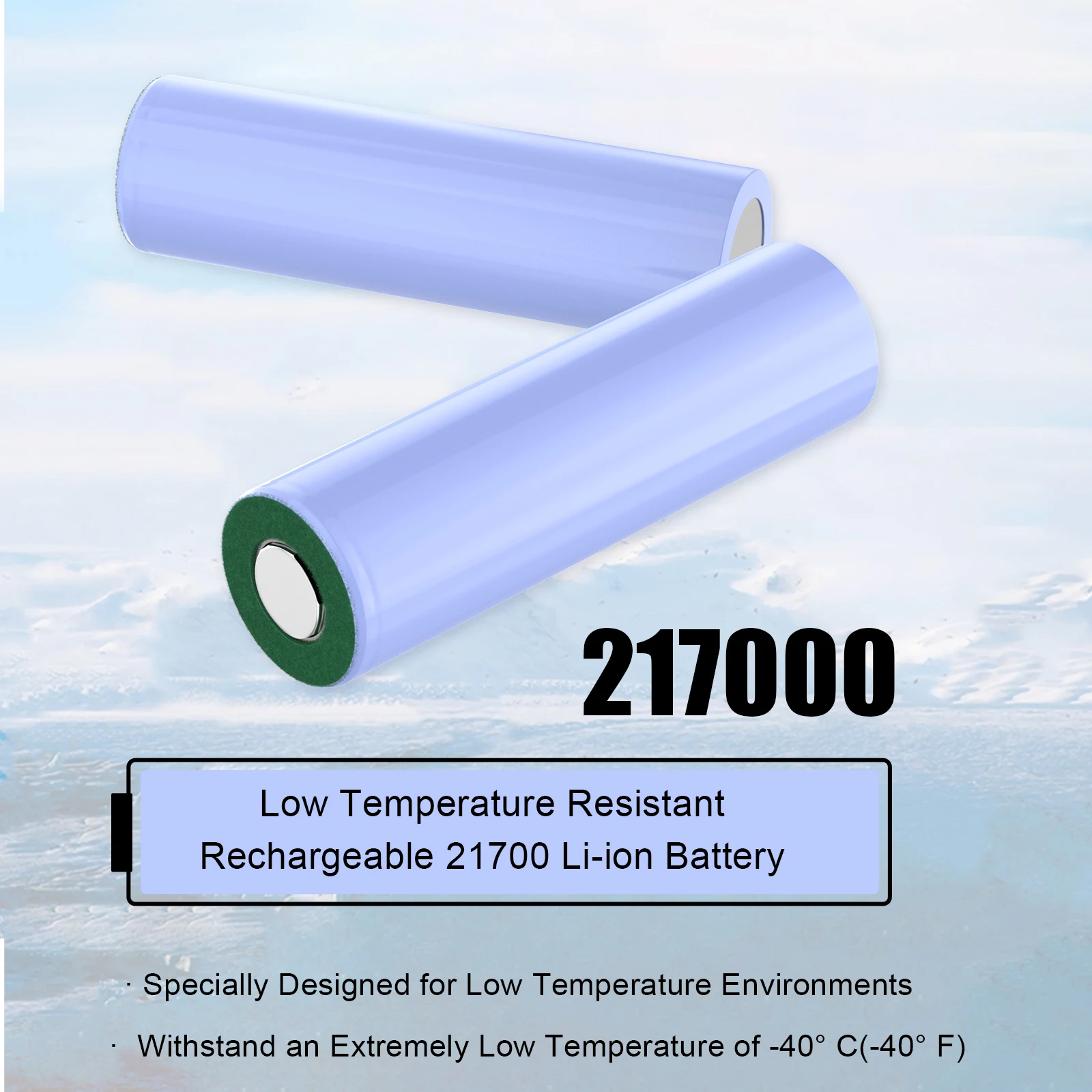 Powtree 21700 10C wiederaufladbarer 5000 mAh Lithium-Akku, 3,7 V Hochstrom-Schraubendreher-Akku