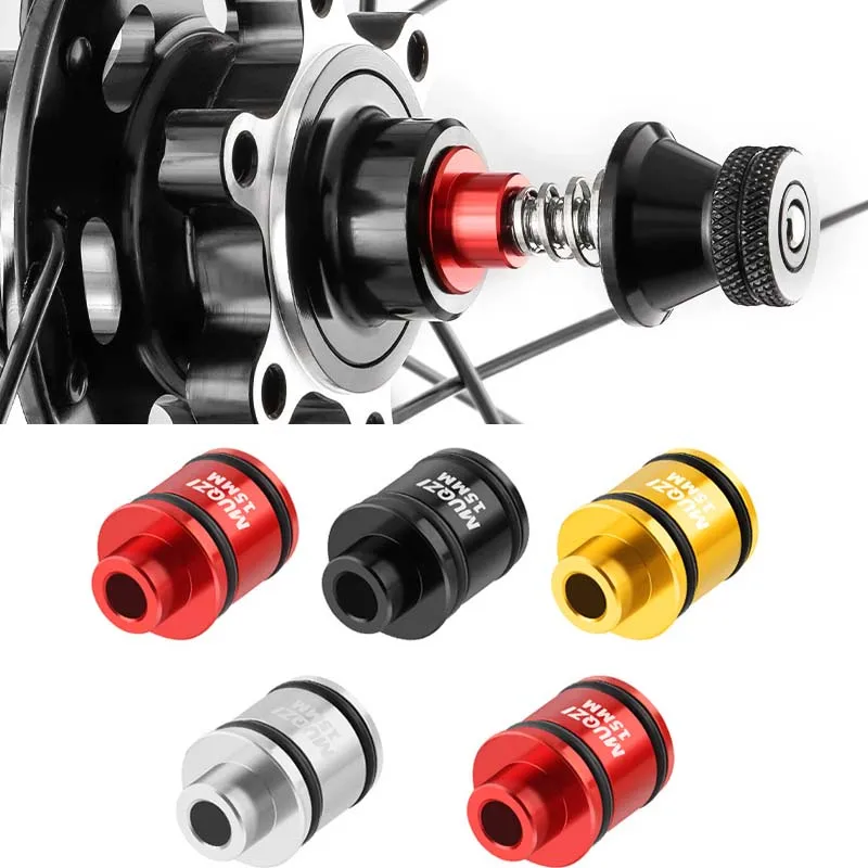 Fahrradnaben-Durchachsen-Konvertierungsadapter: QR-Adapter für Fahrrad-Durchachsen, 15/12mm auf 9mm Konvertierung für Fahrradräder