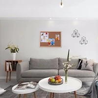Cork Wood Wall Hanging Bulletin Board Announcement Message Photo Display Memo Frame Board Home Office School DIY Decoration 2