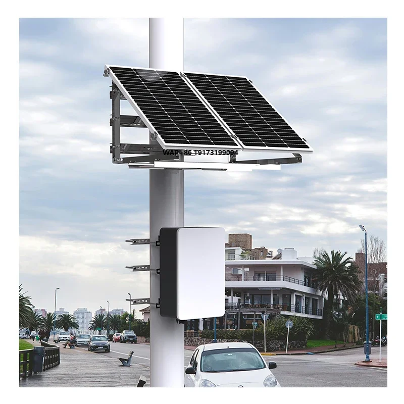 400W Monocrystalline Solar Panel System 24V DC Inverter 5KW Solar Power Home Outdoor CCTV LiFePO4 Lithium Ion Battery 800W PWM
