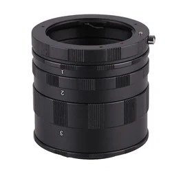 Macro Extension Tube Ring Adapter For M4/3 Aluminium Black SLR Camera Close-Up Shooting Extension Adapter Cameras Lens Ring