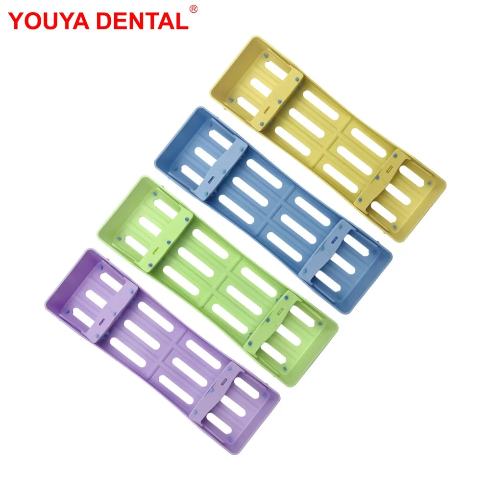 

1pc 3 Holes Plastic Dental Disinfection Tray Holder Sterilization Box For Instruments Plate Box Non-autoclavable Dentistry Tools