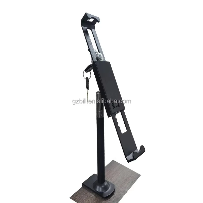 Adjustable Anti Theft Tablet Desktop Stand Locked Holder For 8.3-11 Inch