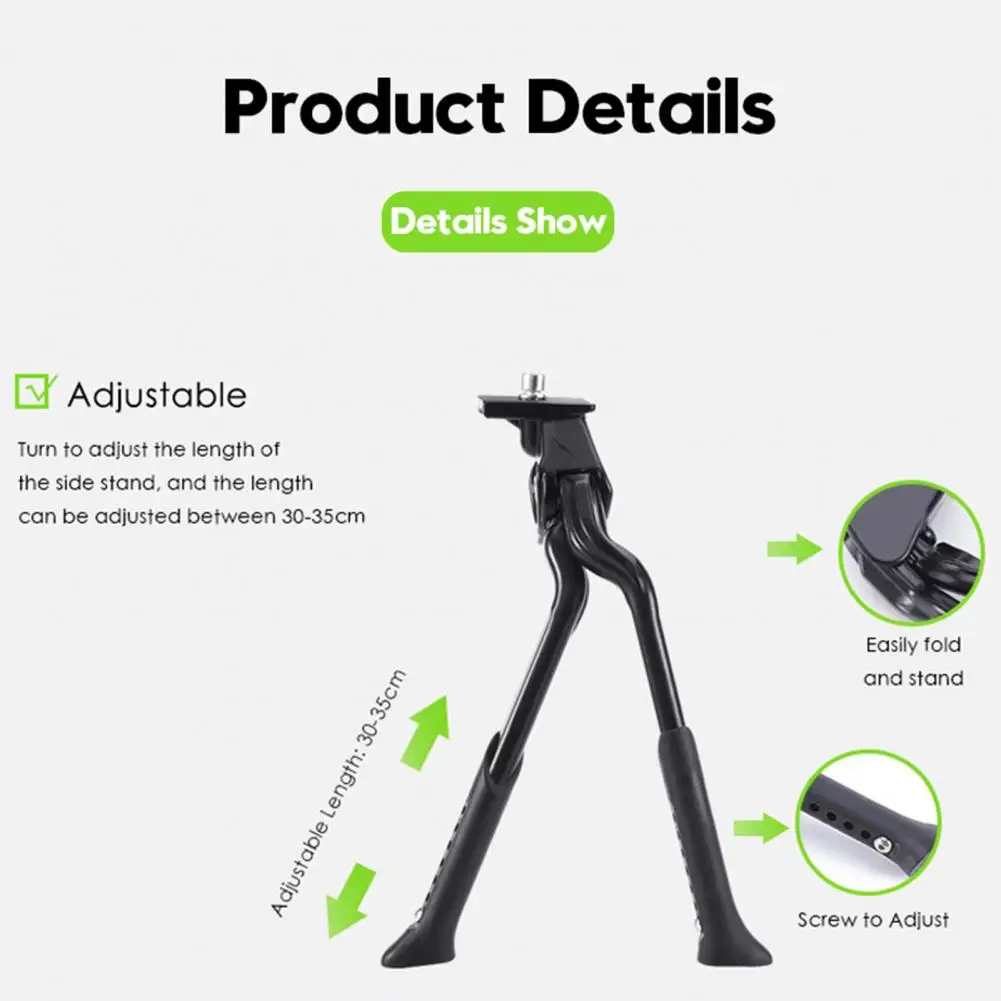 

Bike Stand Non-slip Bike Stand Adjustable Non-slip Bicycle Stand Universal Footrest for Mountain Road Bikes Easy Installation