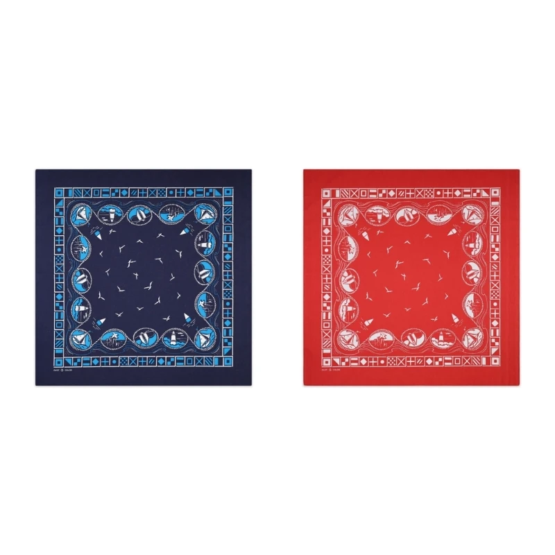 

Multi-Functional Cotton Bandana Scarf Sensitive Skin Friendly Hip Hop Trendy Accessory
