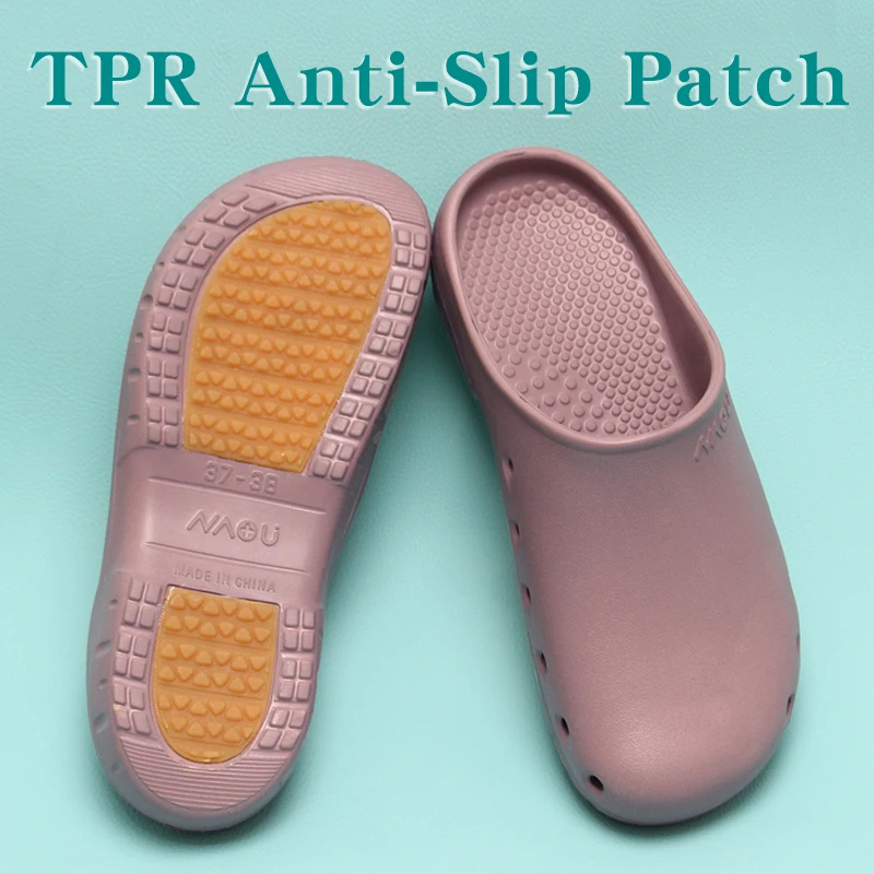 Doctor Scrub Clogs Light Nurse Slippers Medical Shoes Non-slip Dentist Surgical Shoes Soft Pet Hospital Scrub Clogs X09-05 - view 3