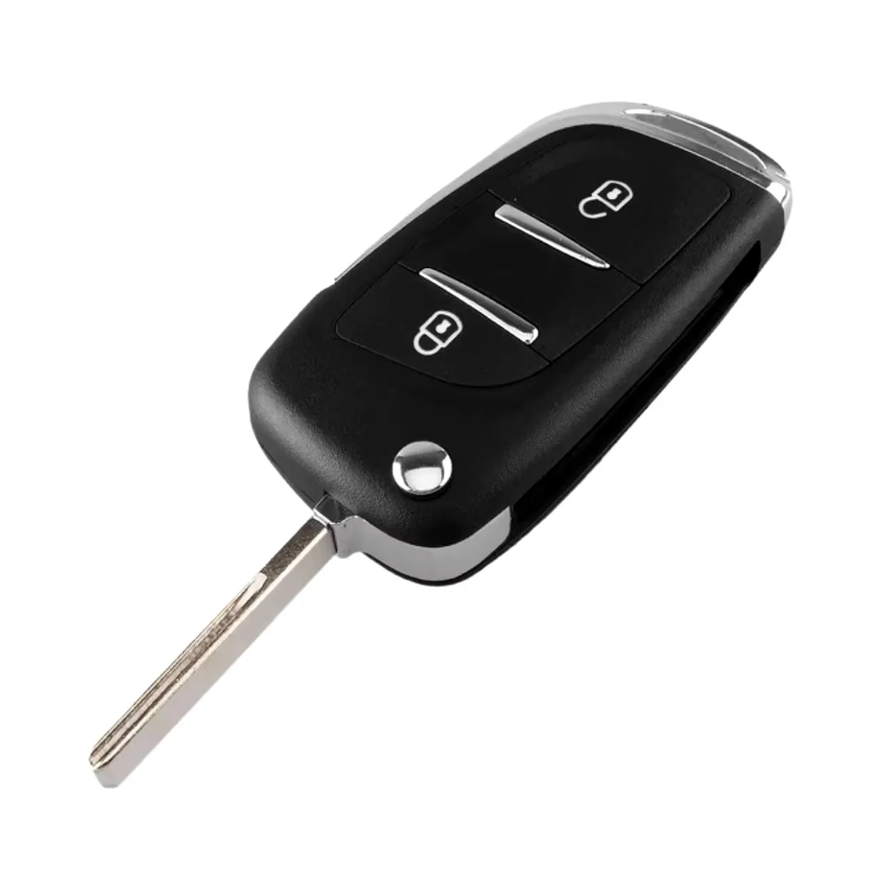 Jingxin 2/3 Buttons Modified Flip Car key for Peugeot Partner 307 308 407 408 3008 ASK/FSK 433MHz PCF7961 HU83/VA2 CE0536 Remote