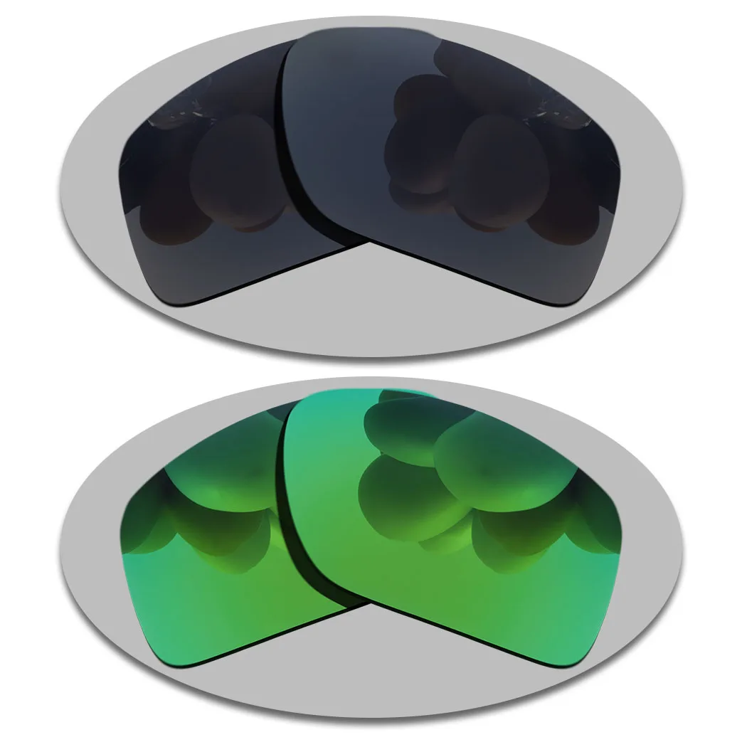 

Grey Black&Green Lenses Replacement For-Costa Del Mar Rincon Rin198 Polarized Sunglasses