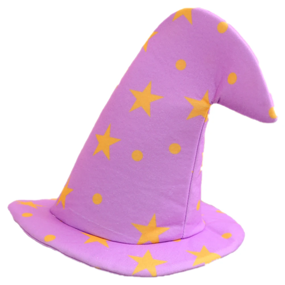 

Witch Hat Felt Lightweight Halloween Costume Festival Witch Hat Party Headwear Decorative Stylish Cosplay Festival