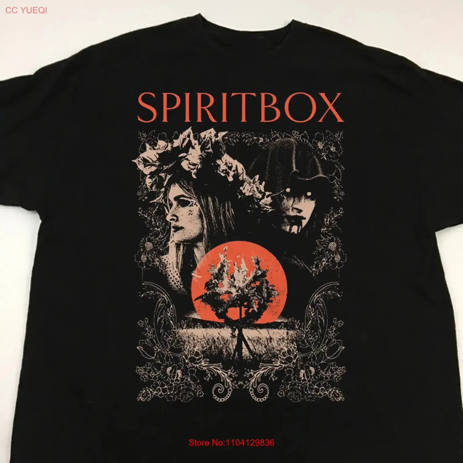 New Spiritbox Holy Roller Black unisex T Shirt Fans vintage Washed Versatile homme fashion Casual Top For Everyday Wear Unisex