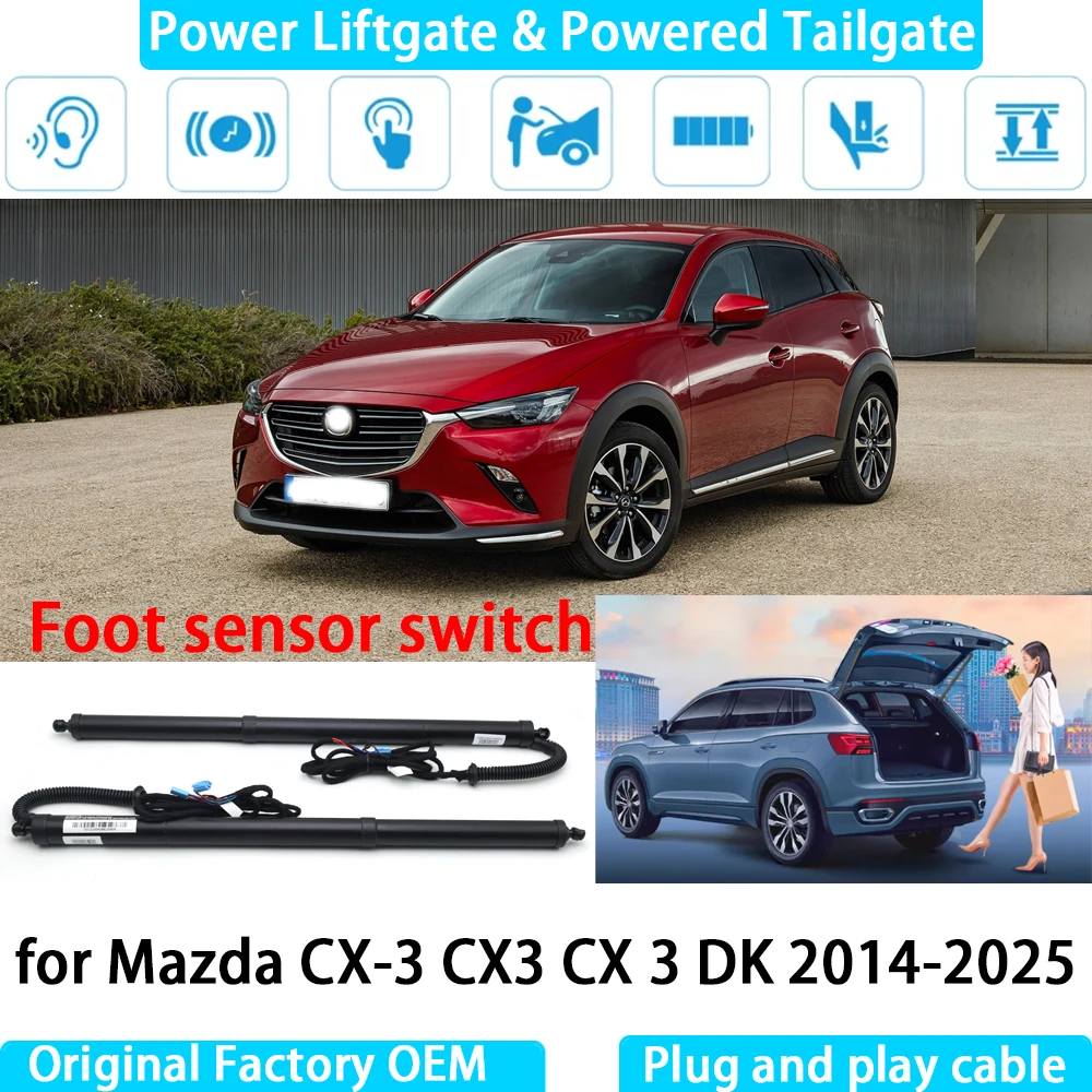

for Mazda CX-3 CX3 CX 3 DK 2014-2025 Automatic Electric Power Liftgate Powered Tailgate Strut Tail Gate Lift System