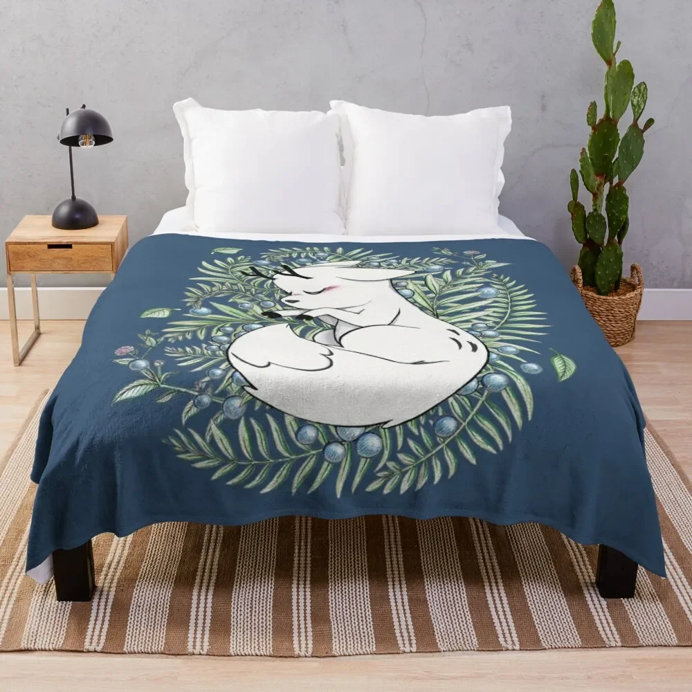 

Deer Fox Throw Blanket Soft Sherpa Fleece Warm Blanket for Winter
