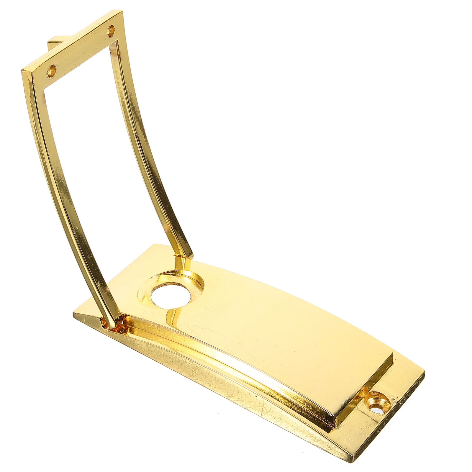 

Zinc Alloy Security Knocker With Peephole Front Viewer Durable Rust Resistant Modern Design Sturdy Household Door Knockers