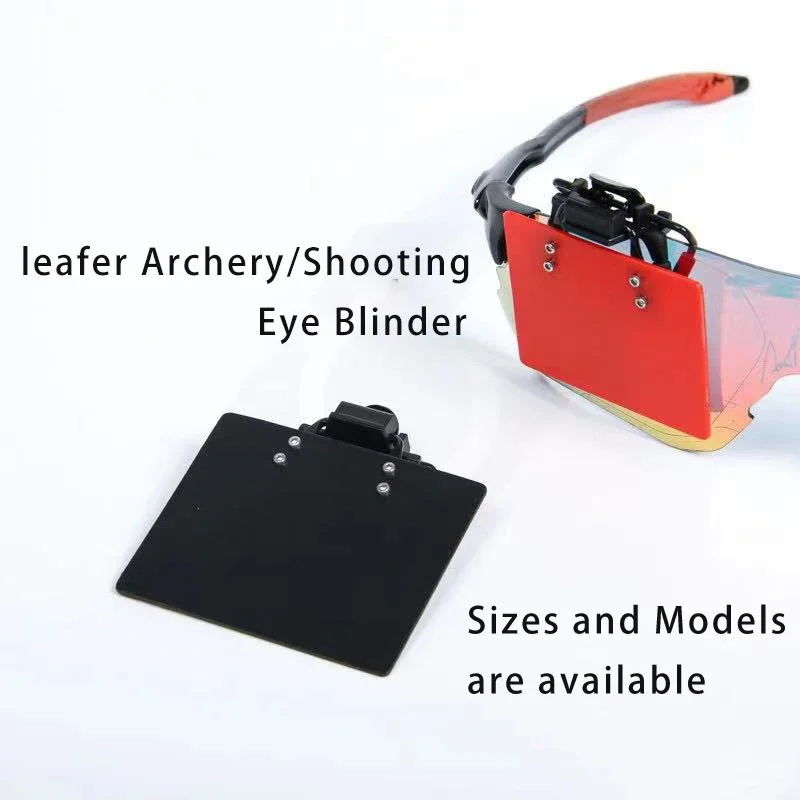 Specialty Eye Blinder Archery Shooting Shield Clips To Side of Glasses or Brim Scope Not Included Different Sizes and Colors