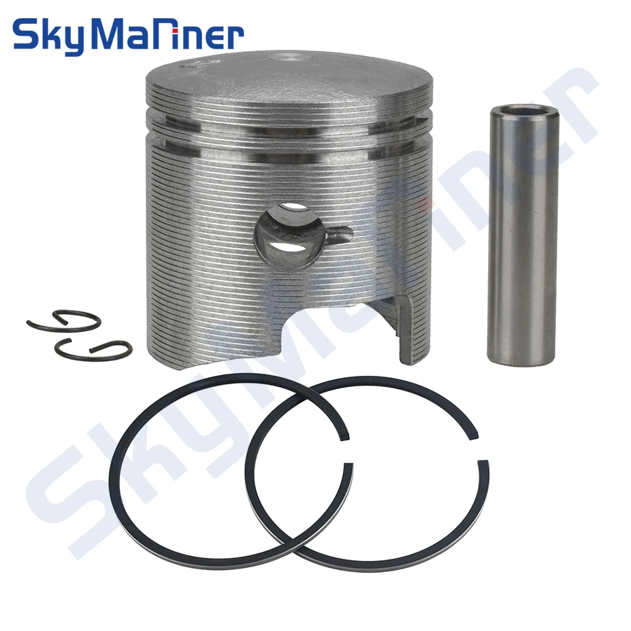 

12110-93120-050 Piston Kit +0.5MM With Rings For Suzuki Outboard Engine 9.9HP 15HP DT9.9 DT15 12110-93120 12140-93140-050