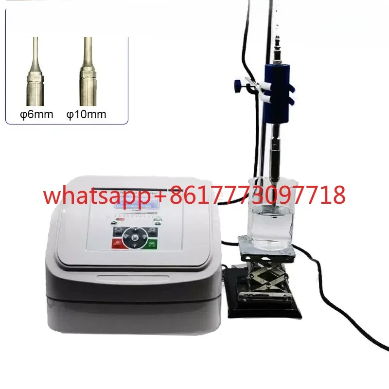 Lab Digital Handheld Ultrasonic Homogenizer Sonicator Cell Disruptor Mixer 800W
