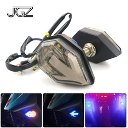 Pair 12V Motorcycle Arrow LED Flashing Turn Signal Lights Motorbike Indicators Blinker Lamp Universal for KTM Honda Kawasaki BMW