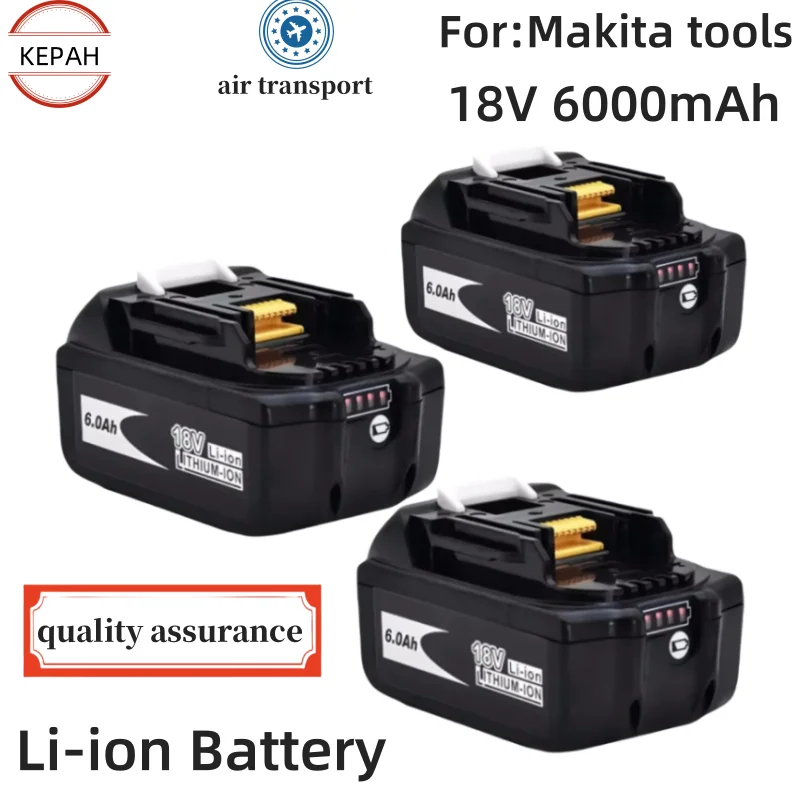 Original Makita BL1860 BL1850B BL1850 BL1840 BL1830 screwdriver battery & charger 18v Replacement Power Tool Batteries.