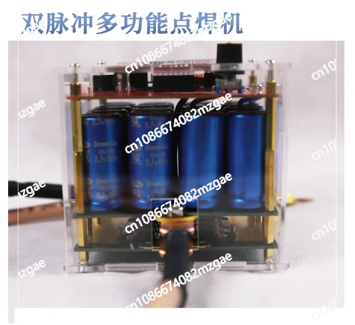 Double pulse multi-function spot welding machine semi-automatic capacitor pulse spot welding 18650 lithium battery welding tool