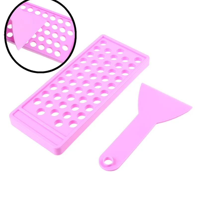 2Pc/Set Diy Lip Balm Lips Gloss Crafting Kit Wax Pouring Tray Spatula Scraper Set Make Up Tools Accessories