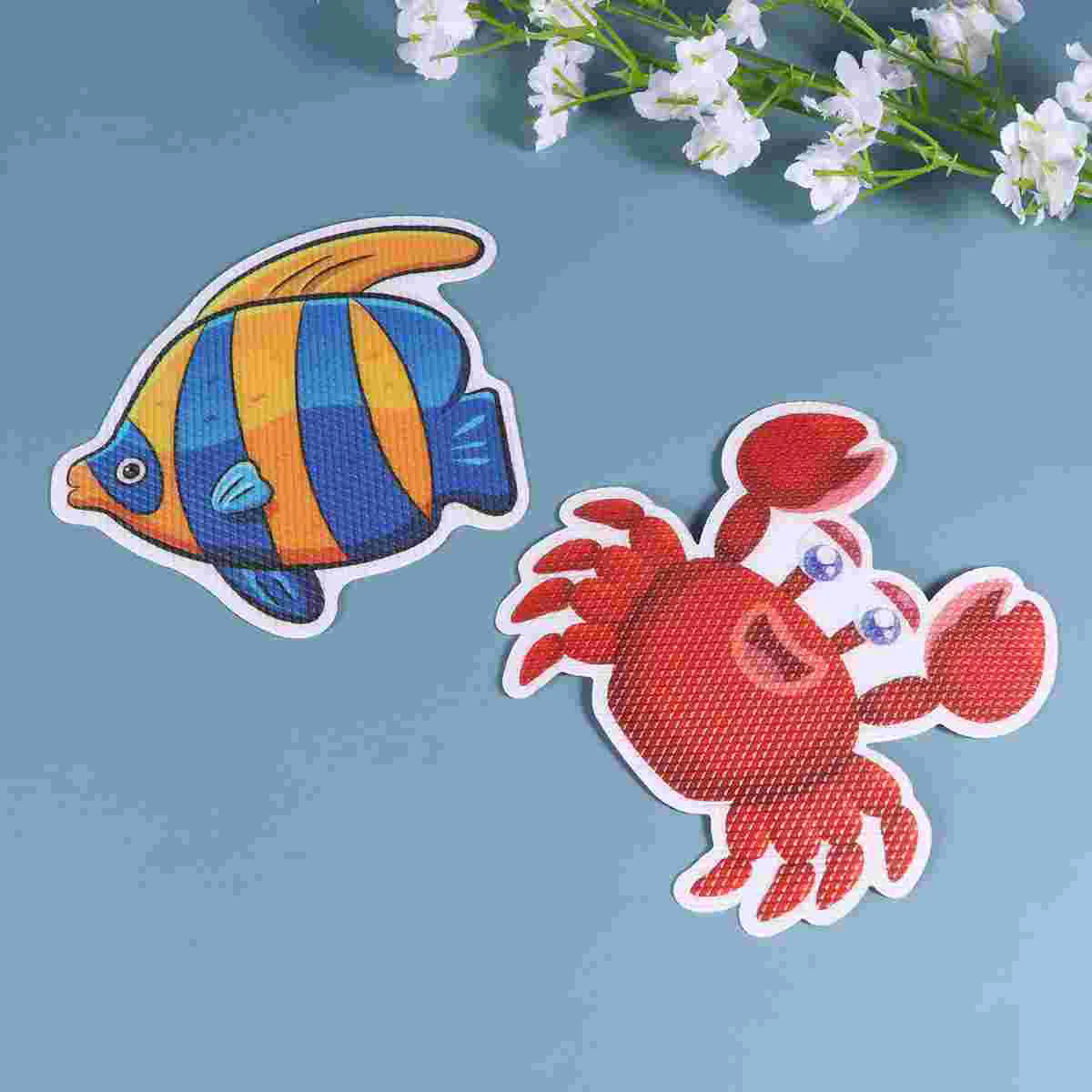 Shower Floor Non Slip Stickers Bathtub Bathroom Water Proof Child Animal Appliques