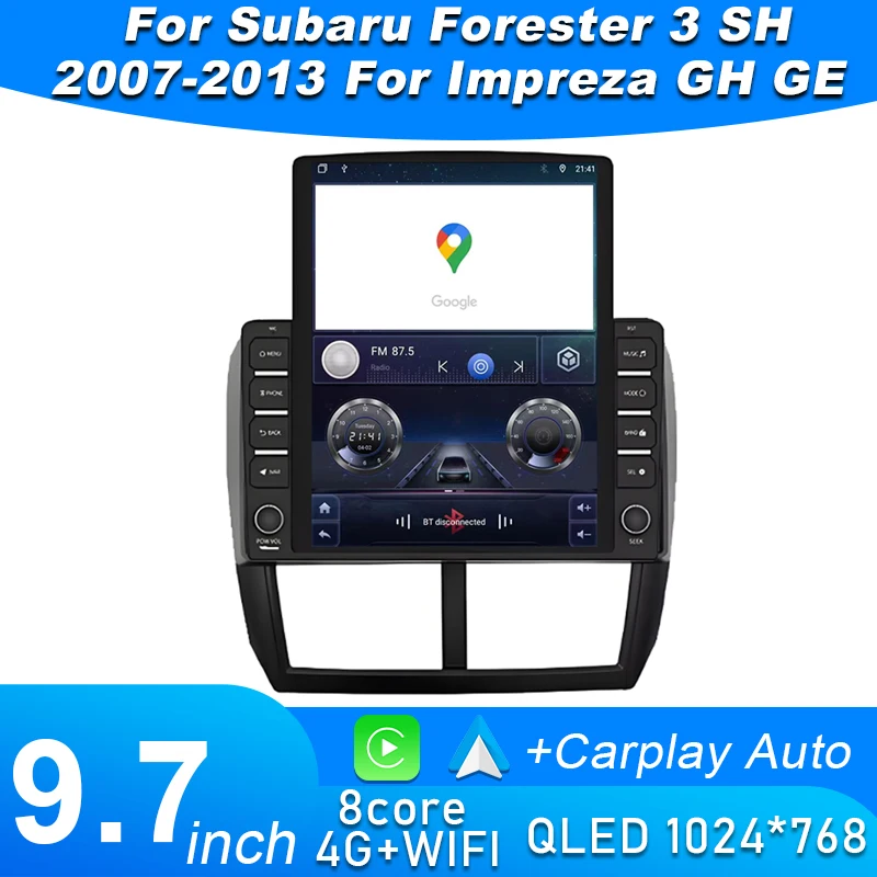 

Android 15 Carplay Car Radio For Subaru Forester 3 SH 2007-2013 For Impreza GH GE Multimedia Player 2 din Head Unit 4G WIFI GPS
