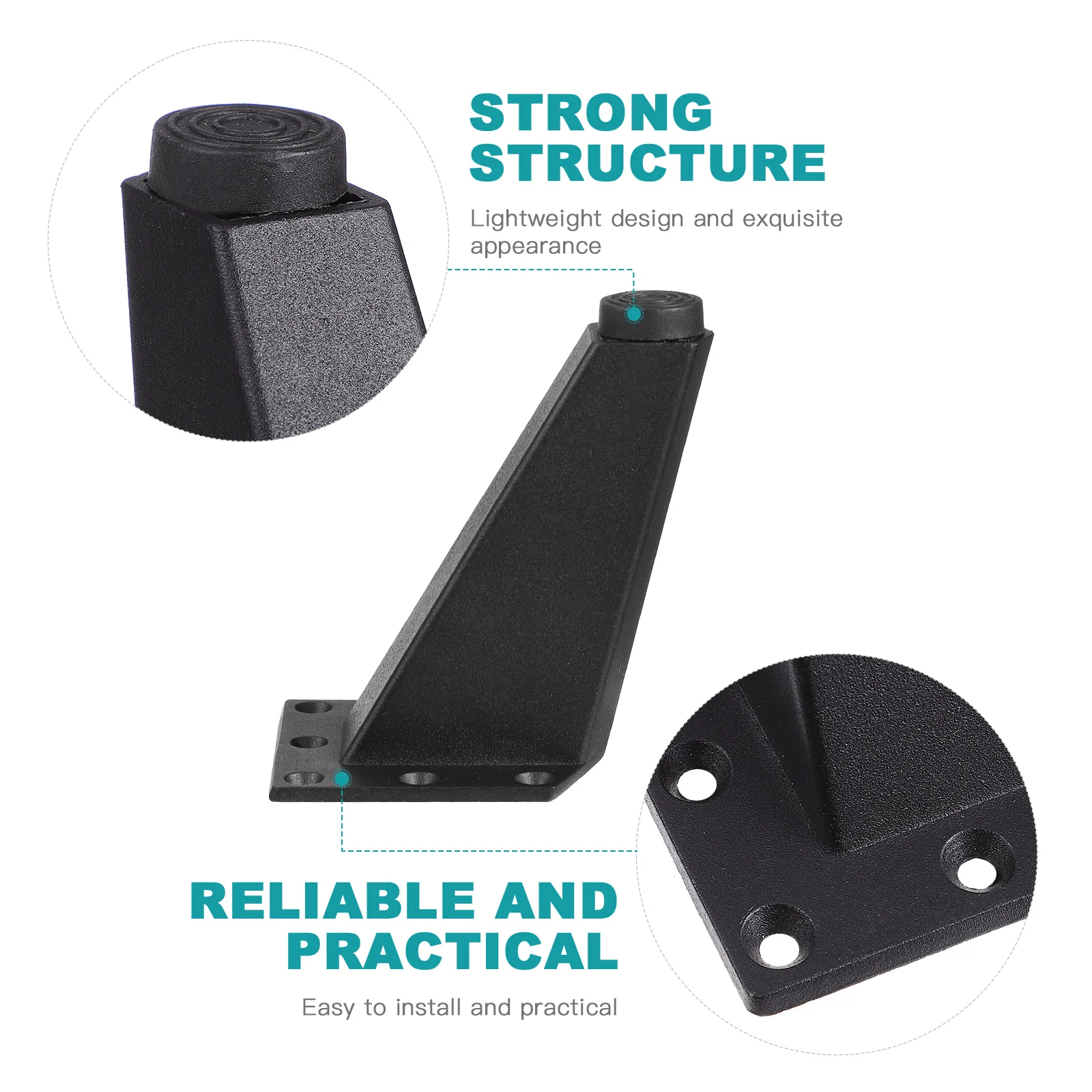 Mobiliário Ajustável Perna para Gabinete, Suporte De Chá, Sofá De Apoio, Suporte, 4 PCs