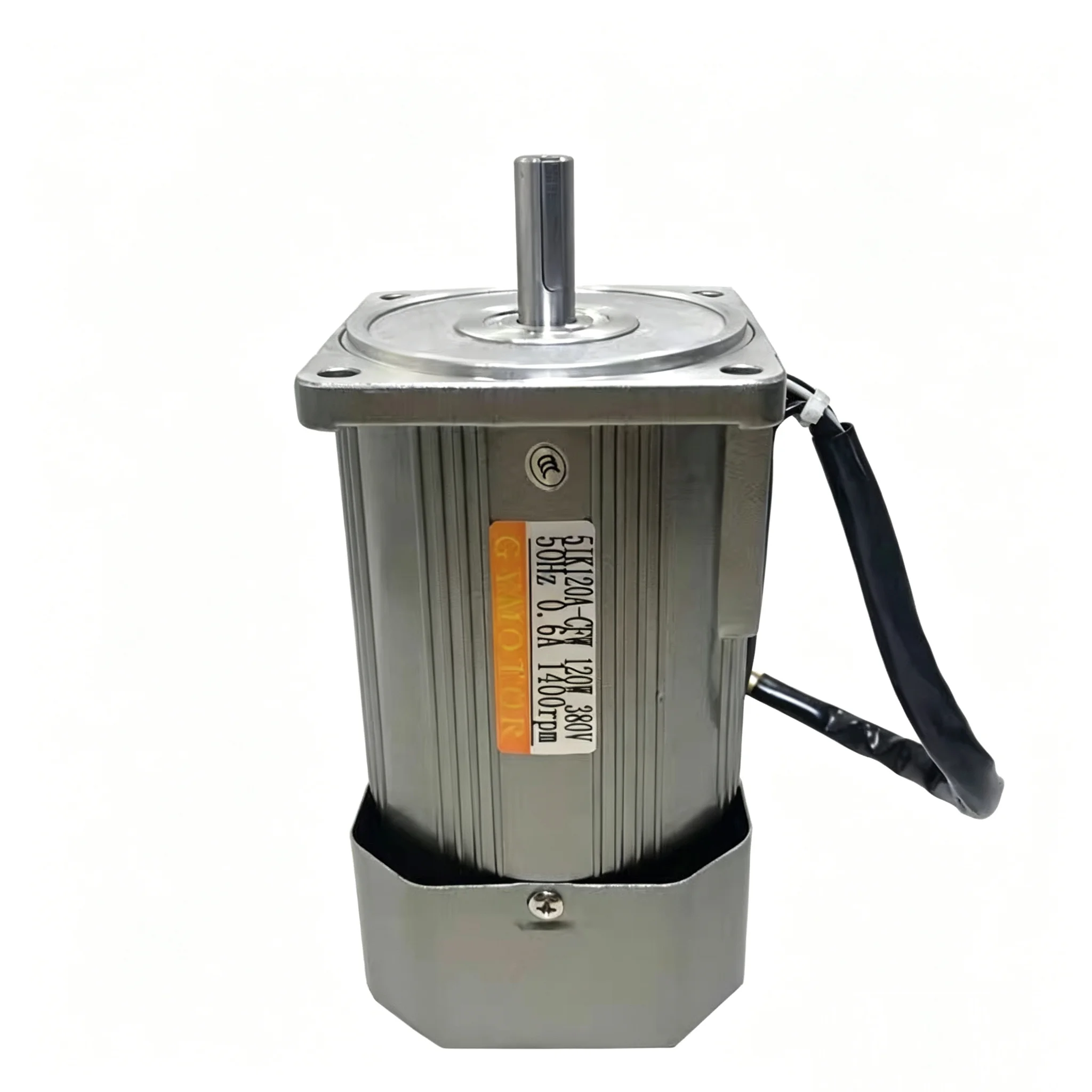 AC 110V 220V 380V 120W 1400rpm High Speed Single/Three-Phase Shaft 11mm Adjustable/Variable Speed, Constant/Fixed AC Motor