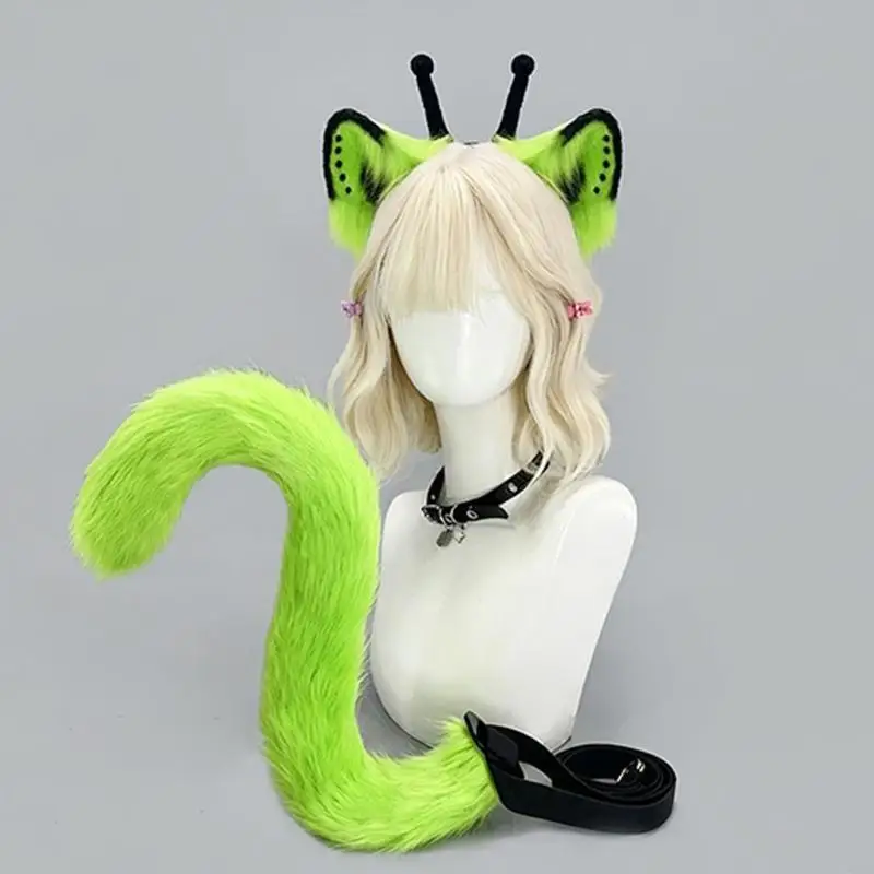 Roleplay Alien Creature Costume Accessory with Plush Texture for Halloween Parties, Cosplay and Theme Convention Looks 6XDA