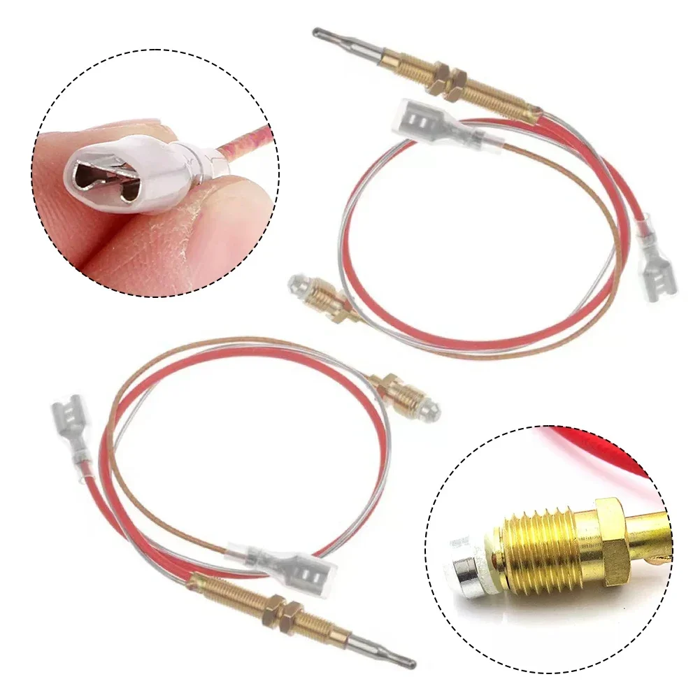 400/600 มม.ทั่วไป Thermocouple Patio เครื่องทําความร้อนหัวด้าย Thermocouple เครื่องทําความร้อนแก๊สกลางแจ้งเครื่องทําความร้อนความปลอดภัยชุด End การเชื่อมต่อ M8x1