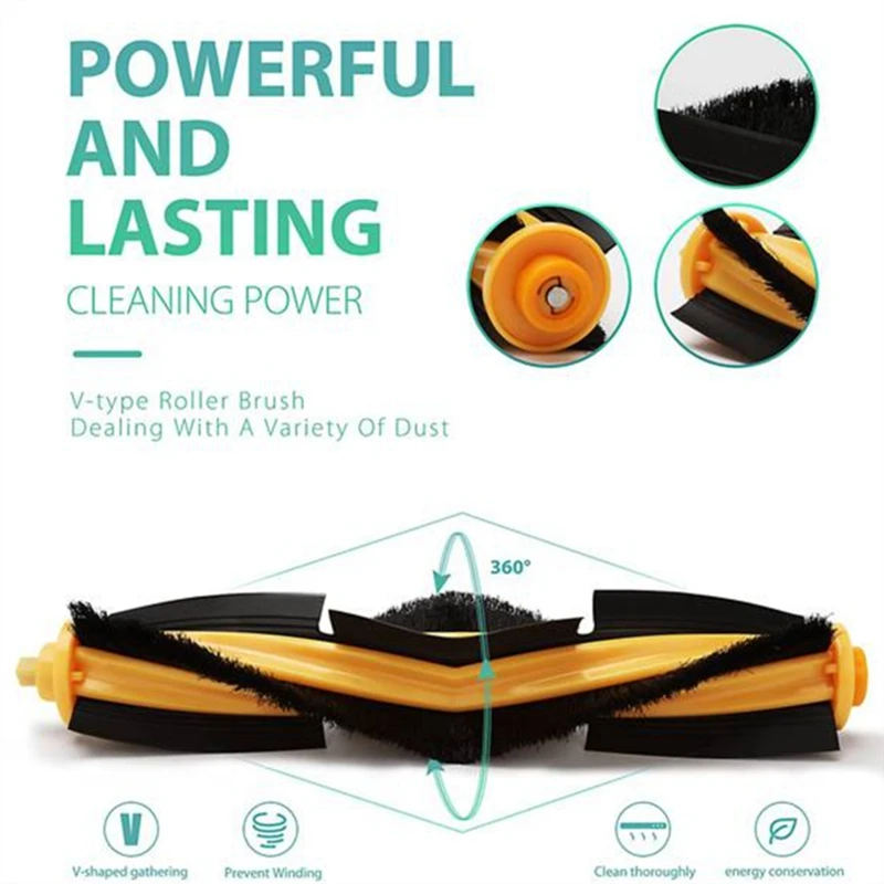 A85I-ชุดอุปกรณ์เสริมสําหรับEcovacs Deebot Ozmo T8 AIVI T8 Max T8 T8 + Series/ T9 /N8, n8 Pro Plus/ N8 Proเครื่องดูดฝุ่นหุ่นยนต์