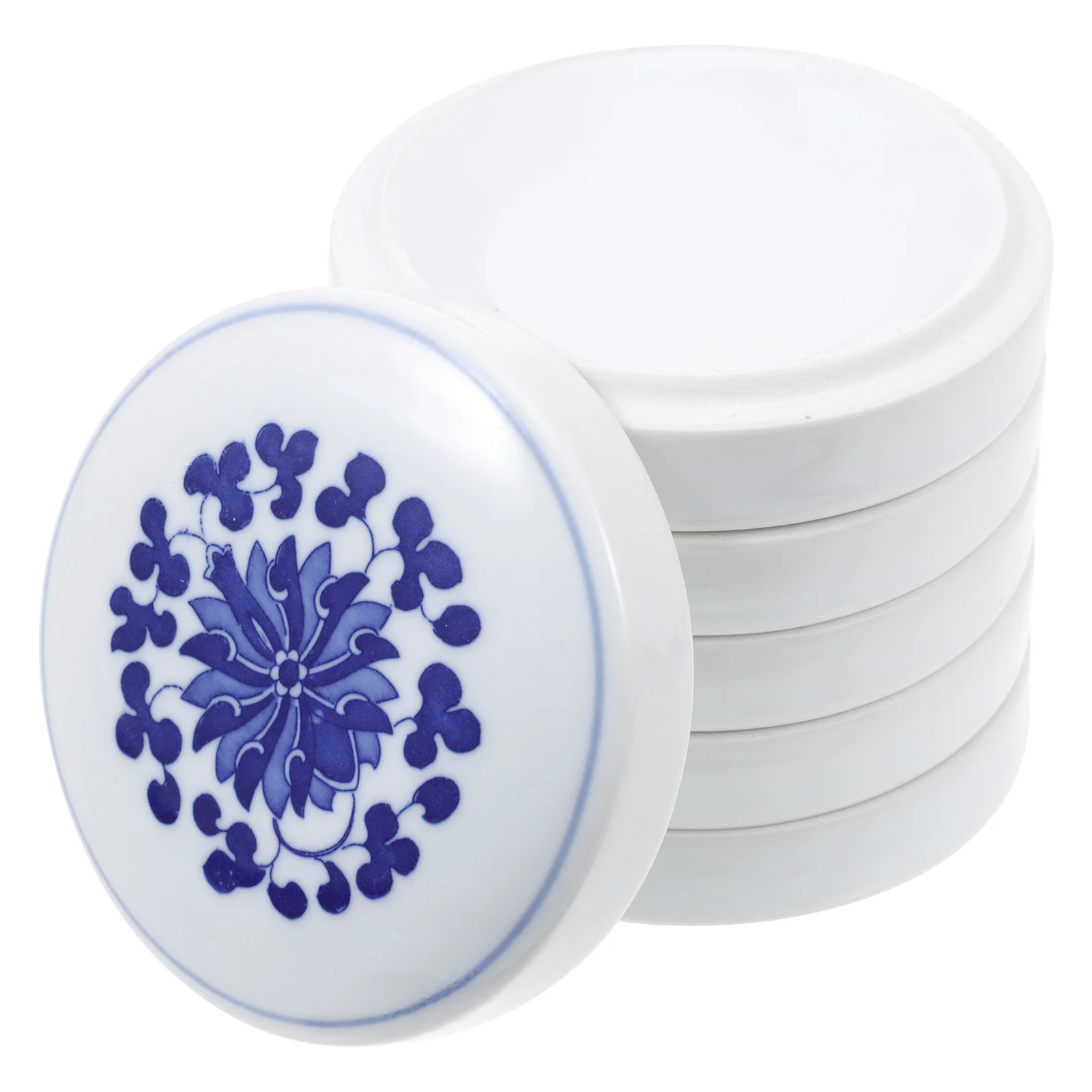 

1Set Ceramic Paint Palette Durable Round Ink Dish Painting Mixing Tray for Professional Artists Watercolor Pigment Tray