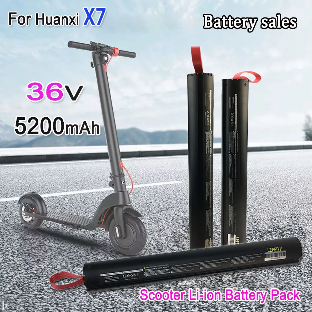 

36v 5.2ah 100% New Replaceable battery 36V 5200mAh For Huanxi X7 scooter battery pack