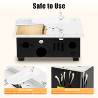 Multi-functional Desktop Table Saw 96W DC-24V Woodworking DIY Craft Cutting Mini Electric Table Saw 5000RPM for Cutting