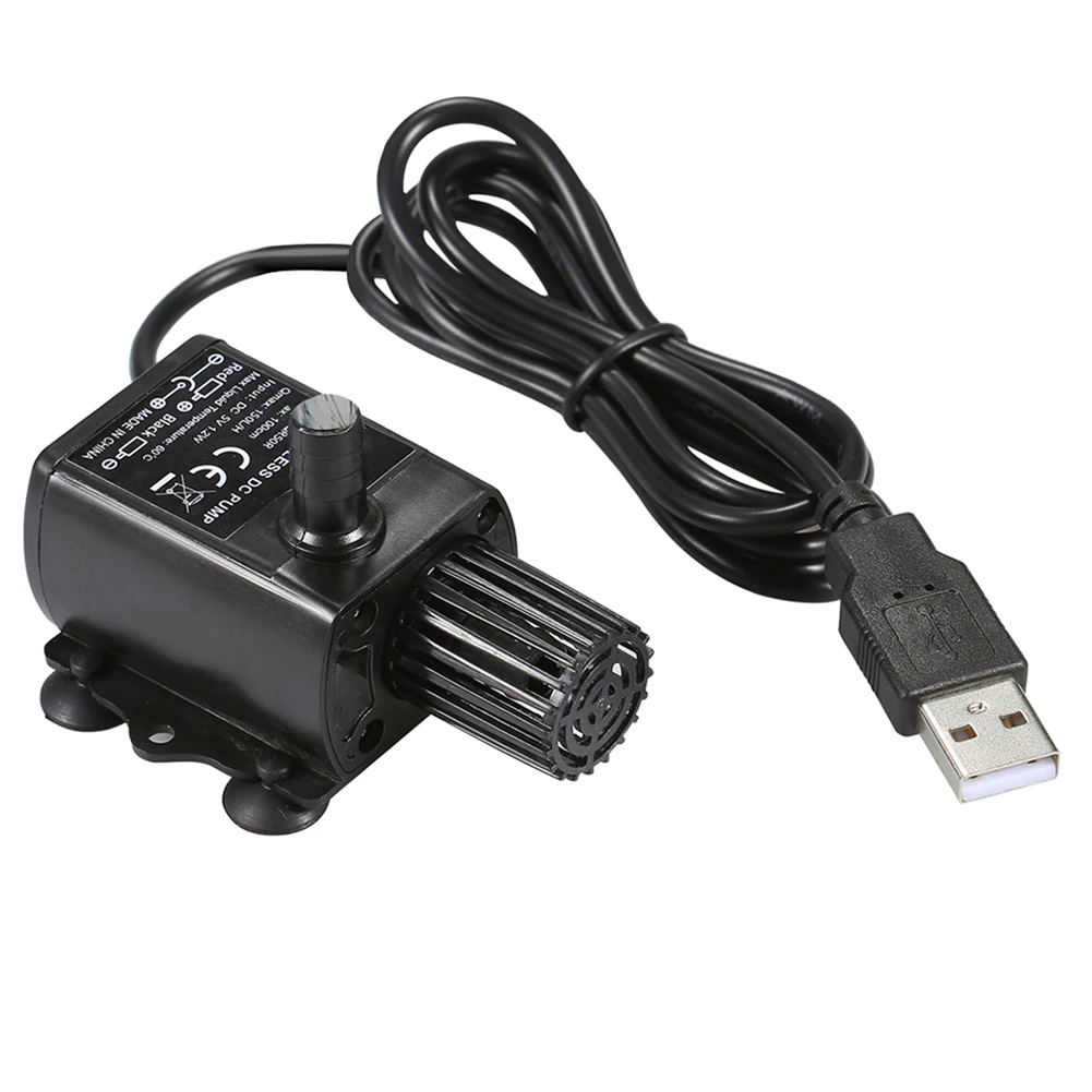 Brushless Water Pump with USB Supply and Filter for Aquatic Environments for Whisper Quiet Operation  Brushless
