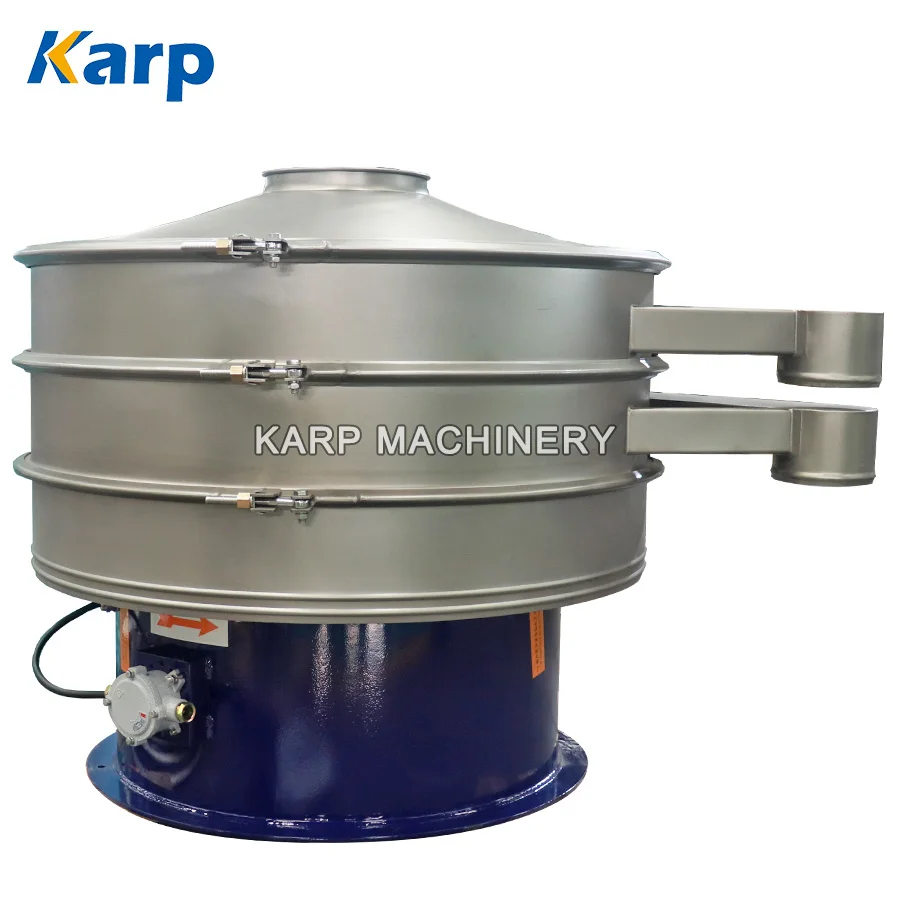 Spirulina Powder Circular Vibrating Screen 100mesh Vibro Sifter Food Grade Shaking Machine