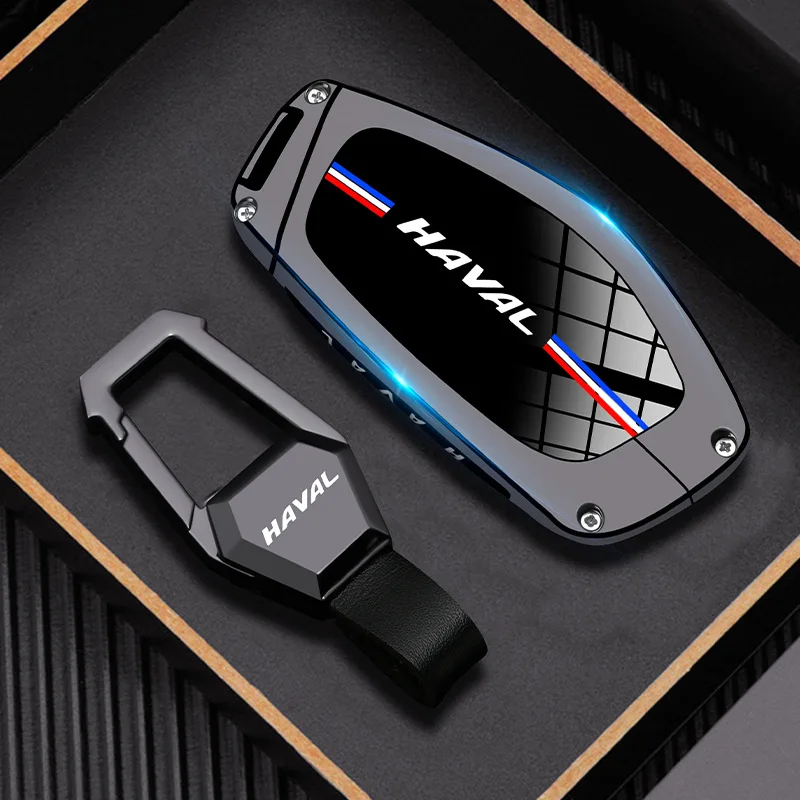 

Premium Zinc Alloy Key Cover Case for Haval H6/Menglong/Big Dog 2nd Gen/Xiaolong MAX/Shenshou (2024) - Protective Key Fob Shell