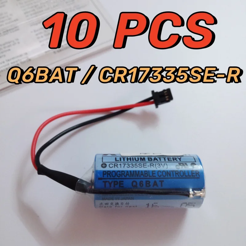 

Оригинальный Q6BAT CR17335SE-R 2/3A 3V 1800mAh PLC Аккумулятор для сервопривода, 10 шт.