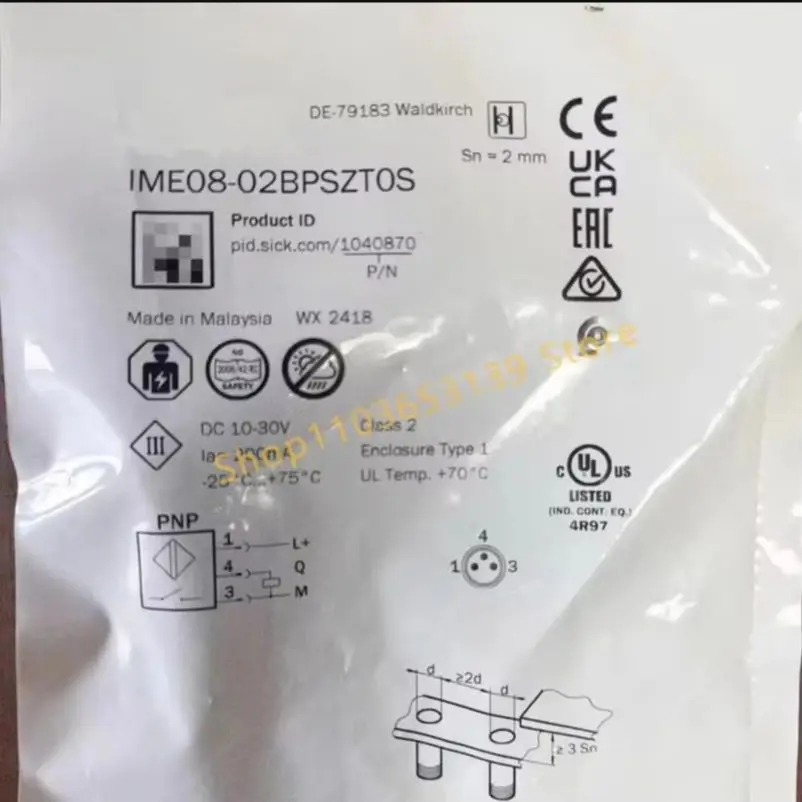 Индуктивный датчик приближения IME IME08-02BPSZT0S