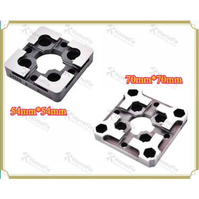 54x54mm 70x70mm Spark EDM Machine Positioning Plate Replacement Metal Fixture Spare Parts