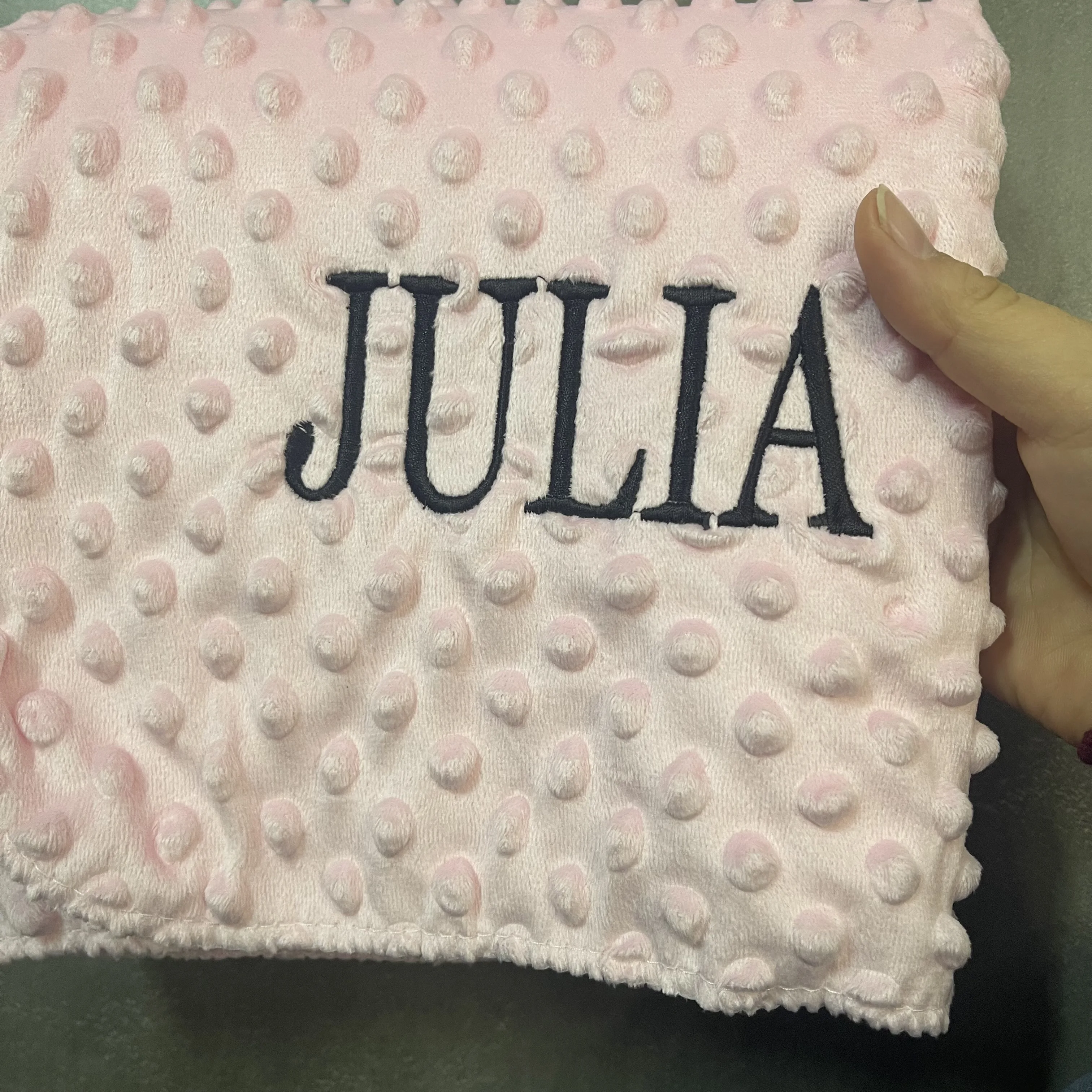 Personalized Pet Sleeping Blanket Embroidered Name Pet Accessories Coral Flannel Baby Dog Supply Fur Baby New Dog Gifts