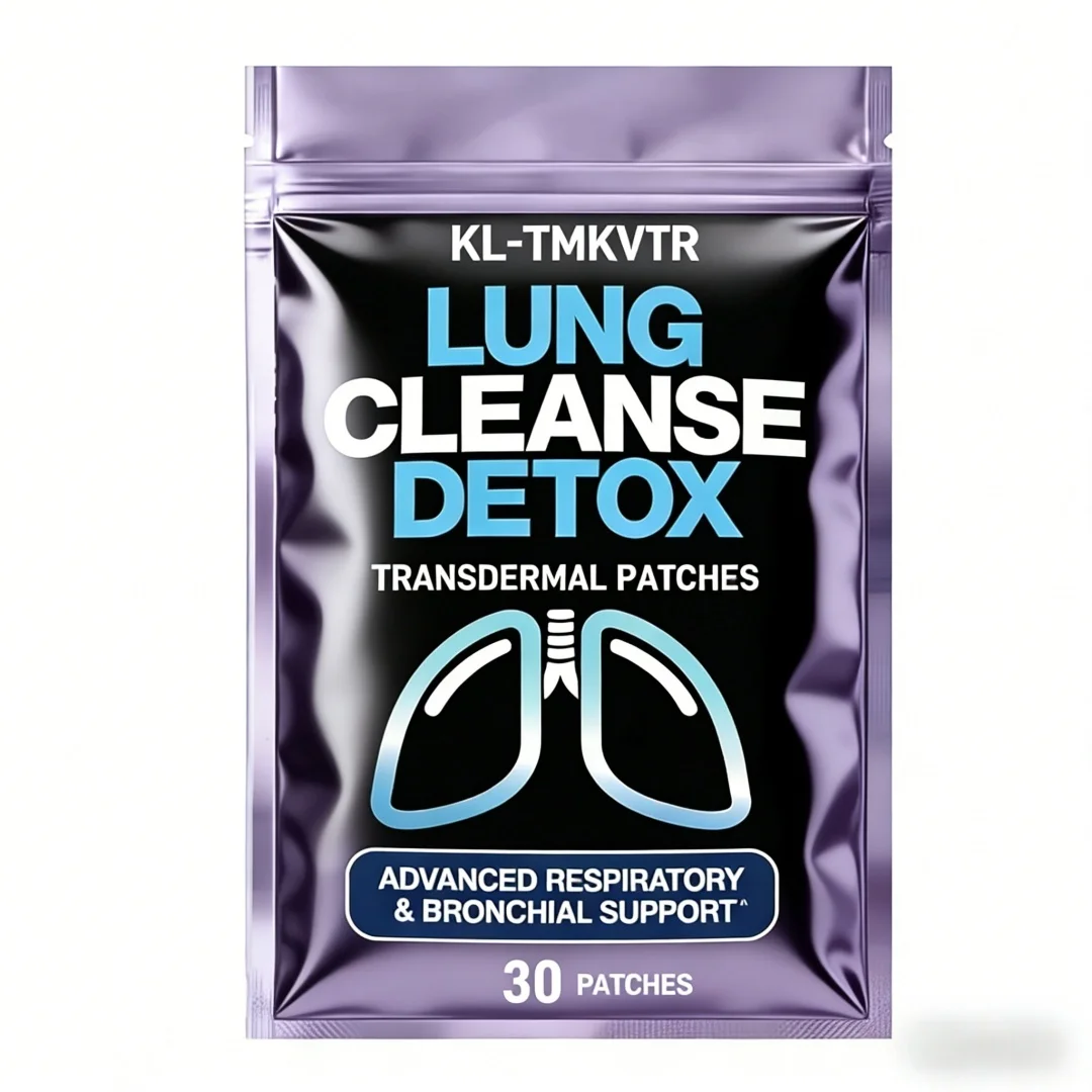 30 Patches Lung Cleanse Detox Transdermal Patches Supports Lung Health Within Bronchial & Respiratory Systems