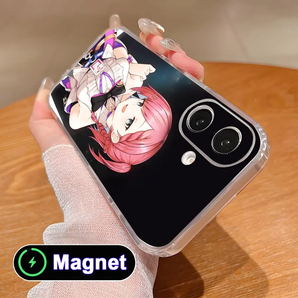 

HSR Asta Phone Case for iPhone 17 16 15 14 13 12 11 Air Pro Max Plus Mini Soft TPU Clear Magnet Cover