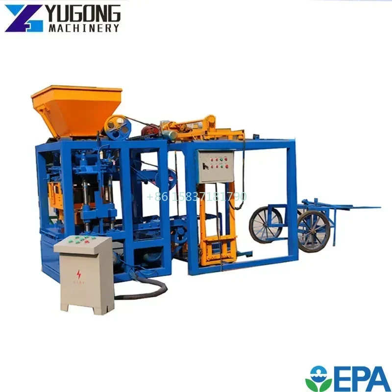 Low Cost Brick Making Machine Semi Automatic Interlocking Concrete Hollow Solid Paver Brick Block Making Machine Production Line