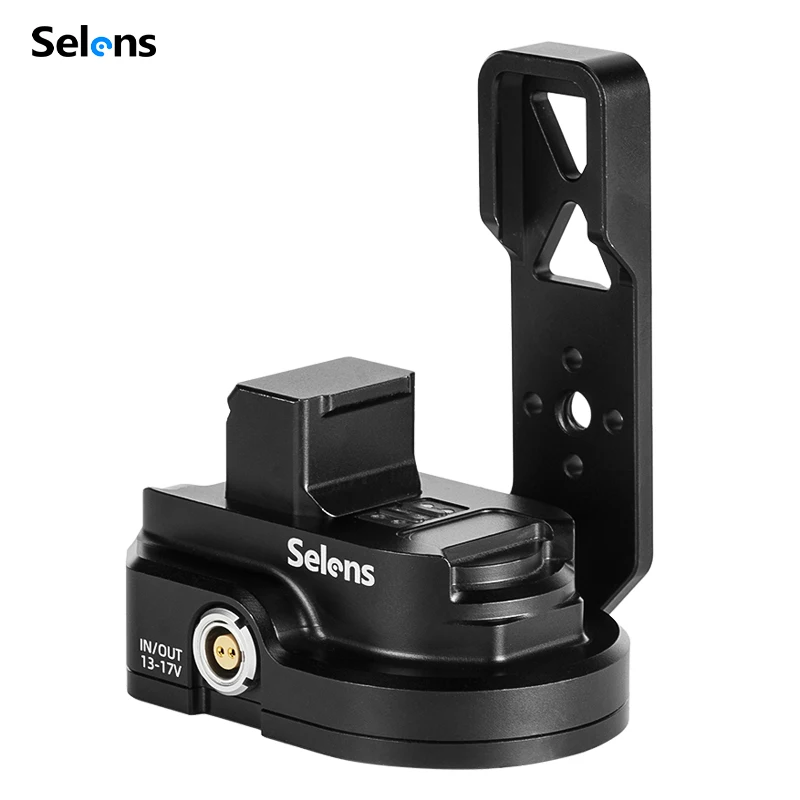 Base de alimentación estabilizadora Selens de 1/4 "y 3/8" y orificios roscados de localización para DJI Ronin RS3/RS3 PRO/RS, accesorios adicionales disponibles