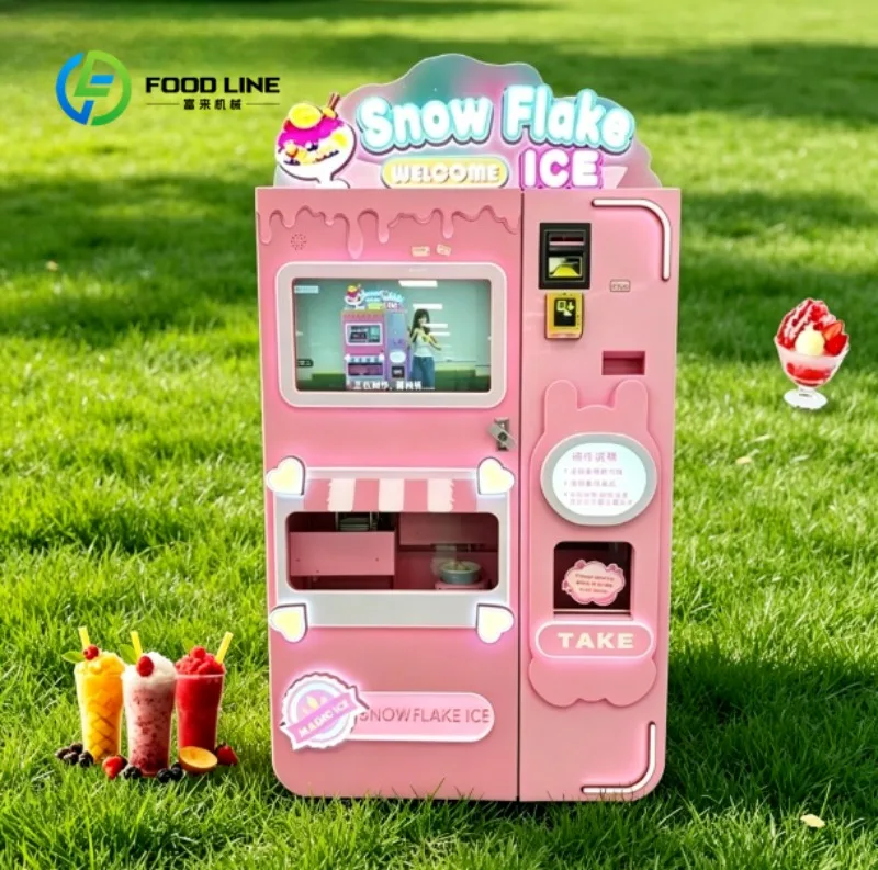 

Automatic Slushie Vending Machine Smart Smoothie Maker Commercial Equipment for Shopping Mall, Café and Office
