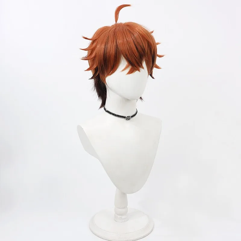 Nijisanji VTuber Kitami Yusei cosplay wig gradient spiky teased roots Halloween gift